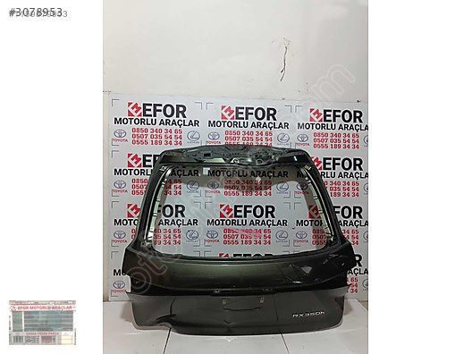 LEXUS RX350H BAGAJ KAPAĞI ORJİNAL YEDEK PARÇA 23-24 MODEL