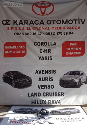 2024-2025 TOYOTA C-HR ÇIKMA ORİJİNAL DIŞ AYNA