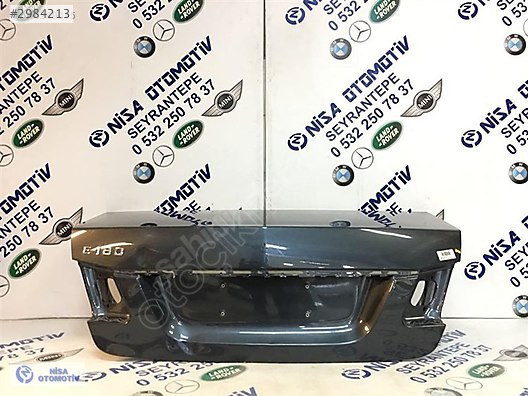 MERCEDES E SERİSİ W212 KASA BAGAJ KAPAĞI ORJ METALİK FÜME