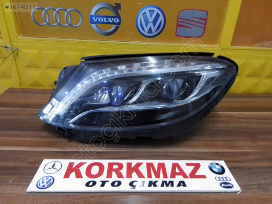 MERCEDES W222 S SERİSİ SOL ÖN FAR 2013-2017