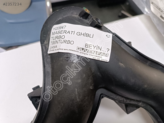 MASERATİ GHİBLİ TURBO TWİNTURBO HAVA YOLU 24552 H20946 H2094
