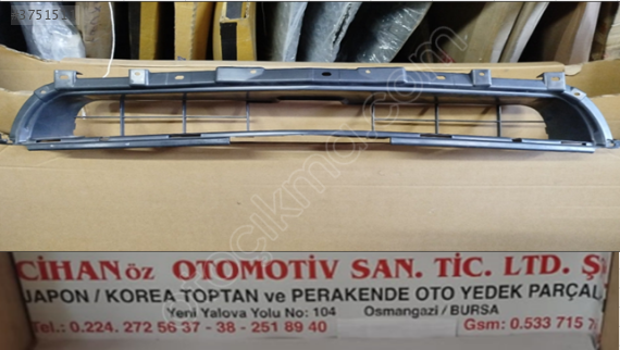 Mitsubishi Lancer 2003 2005 Ön Tampon Orta ızgarası MN126459