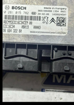 Fiorino  1.4 HDi 0281015782 9666082580 EDC16C34 BIPPER 1.4