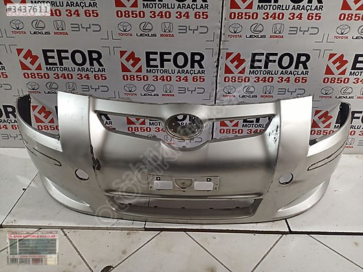 TOYOTA AURİS ÖN TAMPON ÇIKMA ORİJİNAL PARÇA 2007-2010