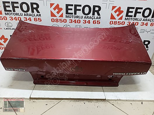 TOYOTA COROLLA BAGAJ KAPAĞI ÇIKMA ORİJİNAL PARÇA 1993-1998
