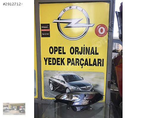 Opel corsa e sol ön far ORJİNAL OTO OPEL ÇIKMA