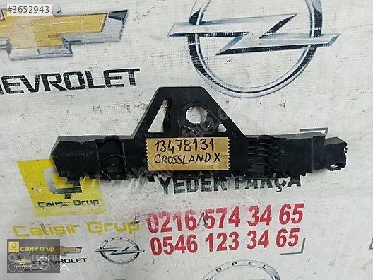CROSSLAND SOL ARKA TAMPON BRAKETİ OEM 13478131 ÇIKMA SÖKME YEDEK