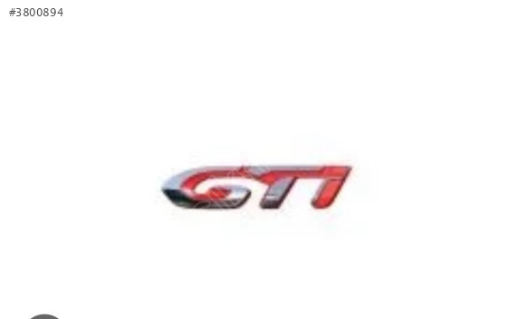 Peugeot 308 GTI marka yazısı 98131454vd