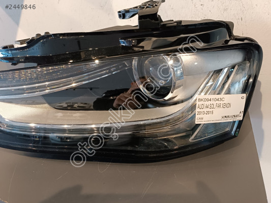 AUDİ A4 SOL FAR XENON 2013 2015 8K0941043C C