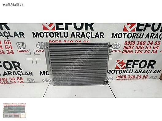 HONDA CIVIC FC5 BENZİNLİ SIFIR KLİMA RADYATÖRÜ OEM:80100-TBA-A01