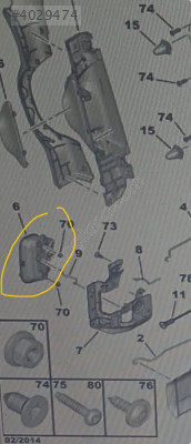 citroen berlingo yan kapı kumandası Sol 9143 L6