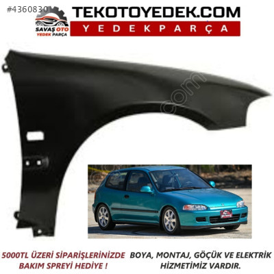 CİVİC HB ÖN ÇAMURLUK SAĞ SOL 1992 1993 1994 1995 / KAMPANYA