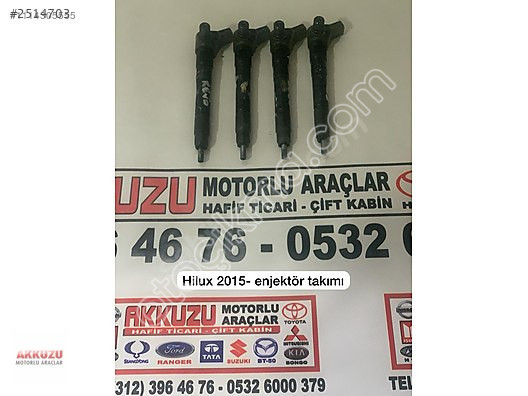 TOYOTA HİLUX 2015 SONRASI ENJEKTÖR TAKIM !!! [ AO2407X33 ]