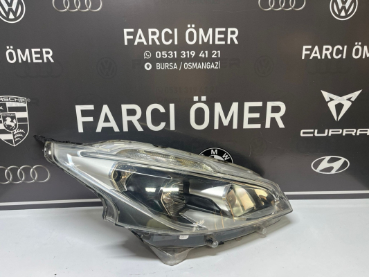PEUGEOT 208 SAĞ ÖN FAR ORJİNAL LEDLİ MERCEKLİ