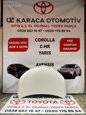 2013-2018 TOYOTA COROLLA ÇIKMA ORJİNAL ÖN KAPUT
