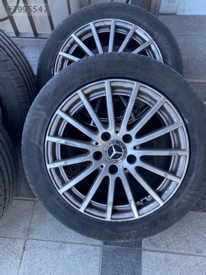 ORJİNAL 16 İNC 5x112 MERCEDES C180 C200 VİTO JANT LASTİK TAKIMI