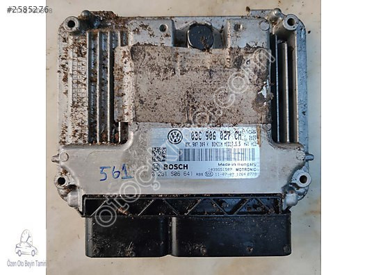 Volkswagen Motor Beyni 03C906027CH - 0261S06641 - MED17.5.5