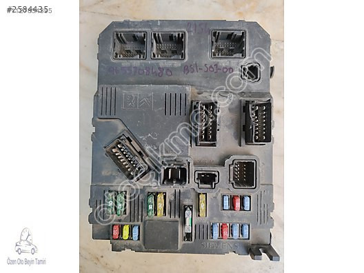 Citroen C4 BSI Beyni Sigorta Kutusu 9655708480 - BSI-S03-00