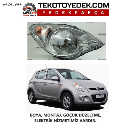 İ20 ÖN FAR SAĞ SOL 2009 2010 2011 KAMPANYA