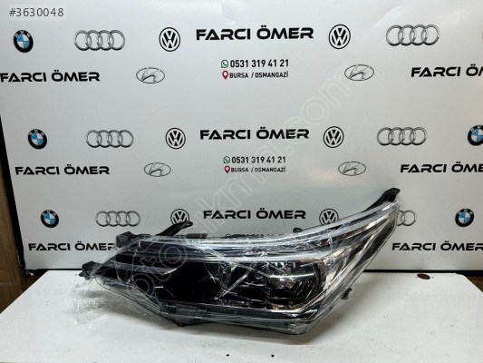 TOYOTA COROLLA SOL ÖN FAR SIFIR LEDLİ
