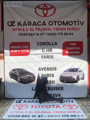 2007-2012 TOYOTA AURIS ÇIKMA ORJINAL SAĞ ÖN ÇAMURLUK