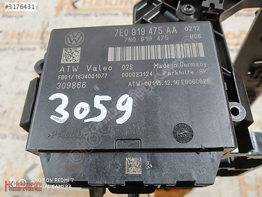 VW TRANSPORTER T6-T7 AMAROK PARK SENSÖRÜ BEYNİ 7E0919475AA