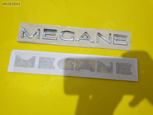 Renault megan 4 megan yazısı sıfır yerli ürün