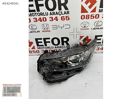 TOYOTA AURİS SOL FAR ÇIKMA ORJİNAL YEDEK PARÇA 15-18 MODEL