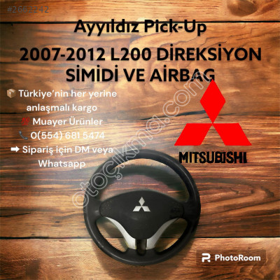 Mitsubishi L200 çıkma direksiyon simidi ve airbag