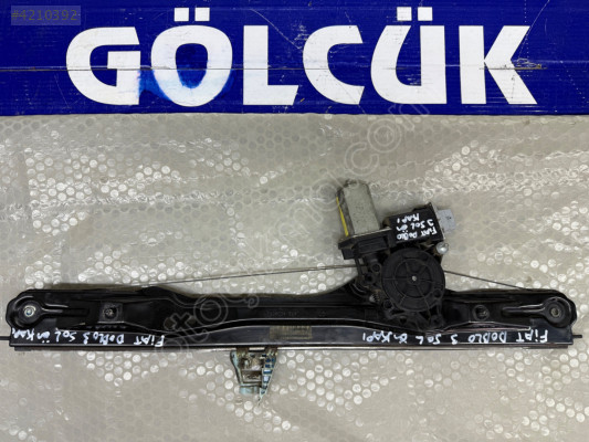 51810880 Fiat Doblo 3 Sol Ön Kapı Cam Motoru/Krikosu ORJİNAL