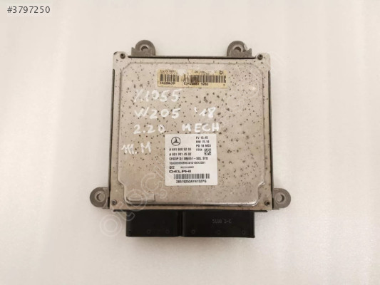 Mercedes C Serisi W205 2.2L 2015 Motor Beyni / A6519005203