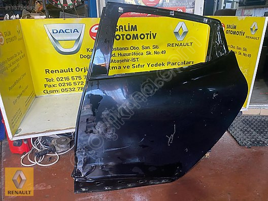 RENAULT CLİO 4 SOL ARKA KAPI CIKMA ORJINAL VE DİĞER PARCALAR