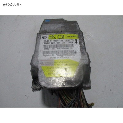 BMW E60 E61 5 Serisi Airbag Beyni 65.77-9118931-01
