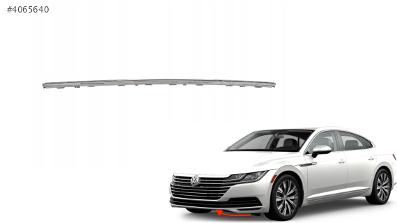 3G8853245B ÖN TAMPON ORTA KROMU ARTEON 2017