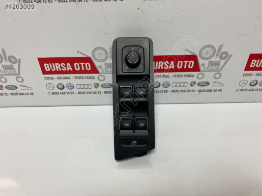 VOLKSWAGEN PASSAT B8 GOLF 7 TİGUAN 4'LÜ CAM DÜĞMESİ 5G0959857D