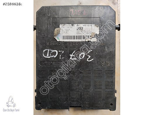 Peugeot 307 BSI Beyni J02 Sigorta Kutusu 9651197480 - 965119