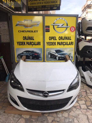 opel astra j beyaz ön set kaput tampon çamurluk far çıkma GM