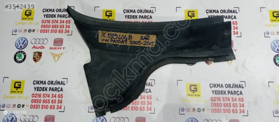 VOLKSWAGEN PASSAT 2005-2015 SAĞ ÖN CAM IZGARASI OEM 3c1819404b