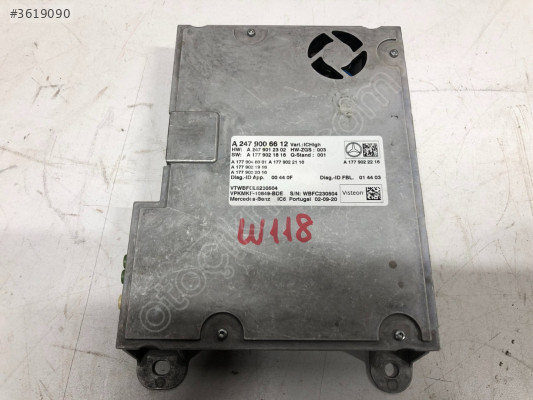 MERCEDES W118 CLA ECU KONTROL BEYNİ A2479006612 ORJİNAL