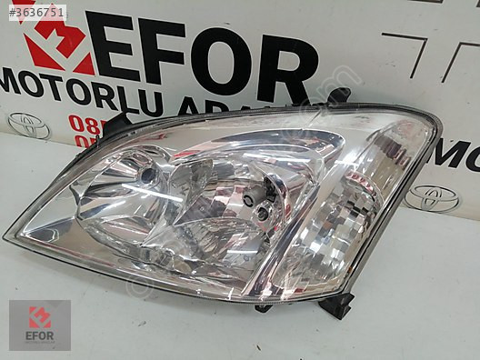 TOYOTA COROLLA HB SOL FAR ORJİNAL ÇIKMA YEDEK PARÇA 04-06