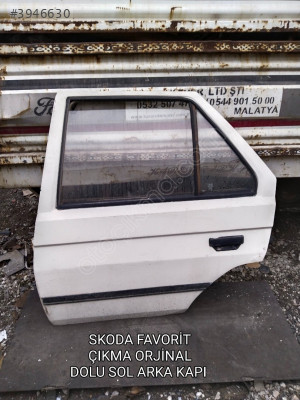 SKODA FAVORİT ÇIKMA ORJİNAL DOLU SOL ARKA KAPI