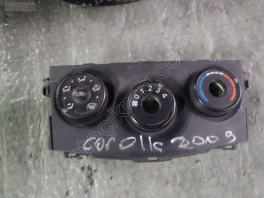 TOYOTA COROLLA 2009 ÇIKMA ORİJİNAL KLİMA KONTROL PANELİ