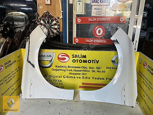 RENAULT MEGAN 4 ÇIKMA ORJİNAL SAĞ SOL ÇAMURLUK VE DİĞER PARÇALRI