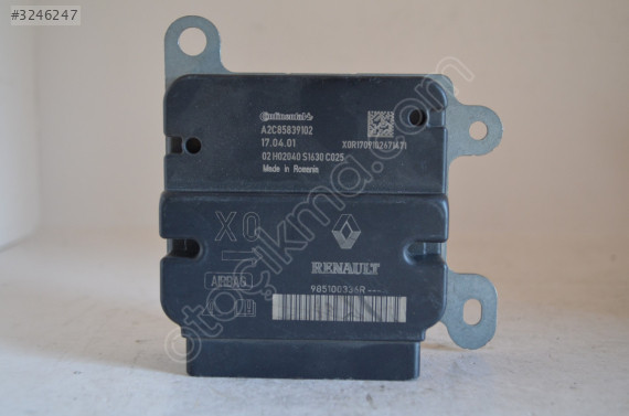 A2C85839102 985100336R AIRBAG BEYNI DACIA SANDERO DOKKER LOGGY