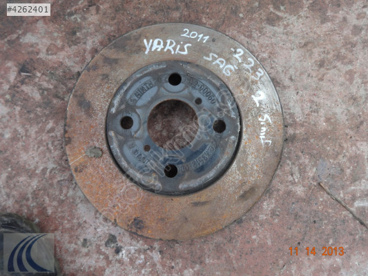 TOYOTA YARIS 2011 ÇIKMA ÖN DİSK