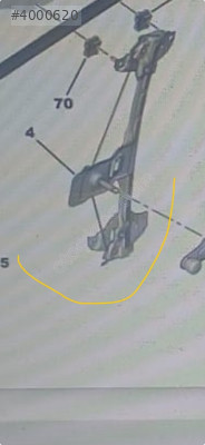 Citroen c- elysee manuel kumandalı cam krikosu sağ 9674412180