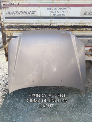 HYUNDAİ ACCENT MİLENYUM ÇIKMA ORJİNAL ÖN KAPUT 2000-2003