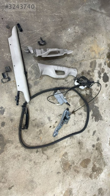 2010 PEUGEOT PARTNER TEPE SAĞ ARKA KAPI MALZEMELERİ