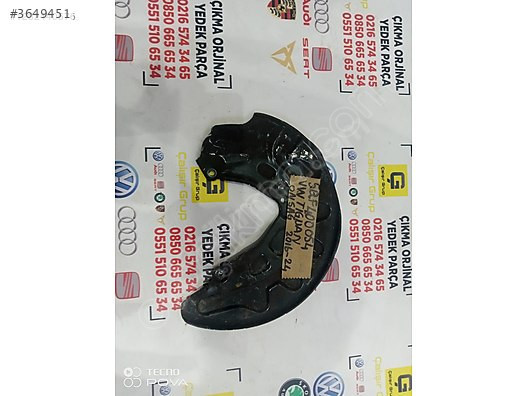 VOLKSWAGEN TIGUAN DİSK MUHAFAZA SACI OEM 5qf400054 ÇIKMA SÖKME