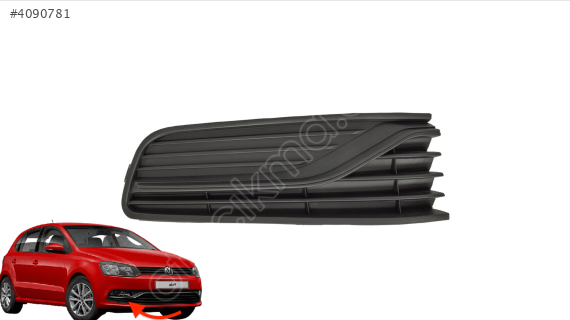 6C0853666 VW POLO 2015-2017 SAĞ SİS KAPAĞI SİSSİZ